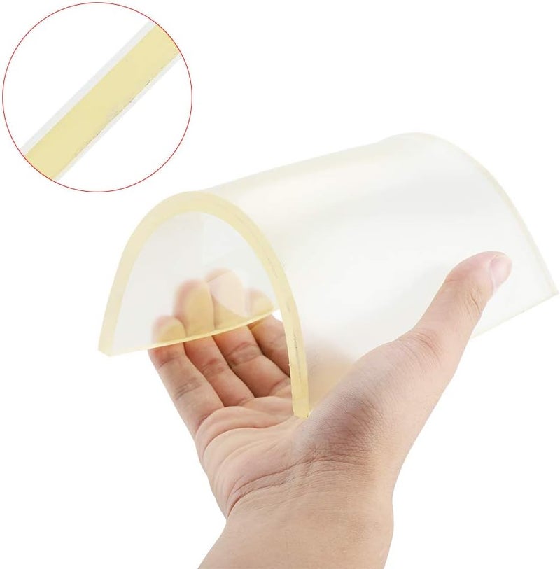 كلاراكو وسادة تثقيب للحرف الجلدية، لوح ختم جلدي سميك من المطاط الصامت، أداة تقطيع وختم، وسادة حماية لألواح التقطيع المصنوعة يدويًا، 20 × 15 × 0.8 سم / 7.87 × 5.91 × 0.31 بوصة - Image 2