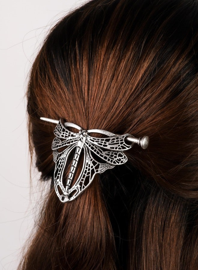 HAQUIL Dragonfly Hairpin for Men Women Fashion Punk Gothic Dragonfly Art Nouveau Style Hairclip Hairpin Barrette - Image 3