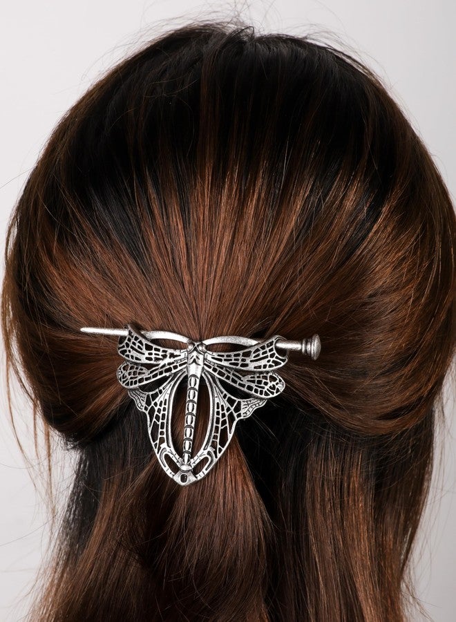 HAQUIL Dragonfly Hairpin for Men Women Fashion Punk Gothic Dragonfly Art Nouveau Style Hairclip Hairpin Barrette - Image 2