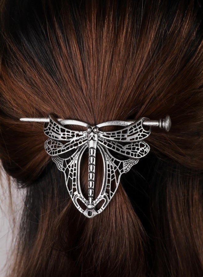 HAQUIL Dragonfly Hairpin for Men Women Fashion Punk Gothic Dragonfly Art Nouveau Style Hairclip Hairpin Barrette - Image 4