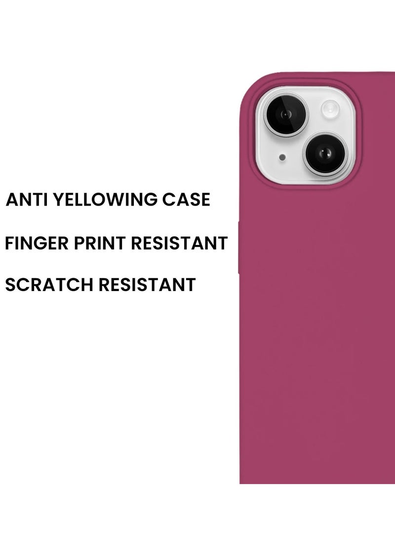 BORTONY iPhone 13 Case Liquid Silicone Anti Scratch Anti Fingerprint Soft Silky Touch Shockproof Protective Cover for Apple iPhone 13 - Image 3