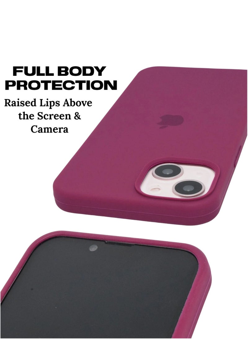 BORTONY - iPhone 13 Case Liquid Silicone Anti Scratch Anti Fingerprint Soft Silky Touch Shockproof Protective Cover for Apple iPhone 13 - Image 1