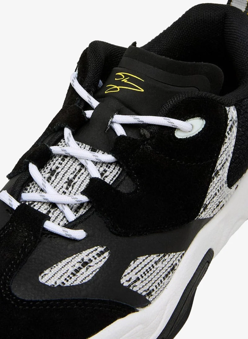 Shaq BLACK Boys Lace-Up Basketball School Shoes for Men | Best Price UAE