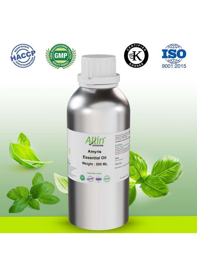 Allin Exporters Pure, Natural, and Undiluted Amyris Oil for Skin Care - 500 ml - Image 2