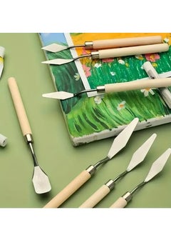Oasisgalore Fine Art oil painting scraper Set of 7, Professional Oil Painting Palette Knives, Multifunctional Scrapers for Oil Painting.  - Image 4