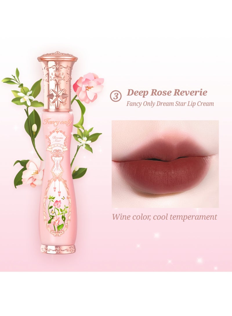 Fancy only Dream Star Lip Cream Giftbox Moisturizing Velvet Smooth Matte Finish Lip Gloss - All-in-One Giftset (Set of 4) - Image 5
