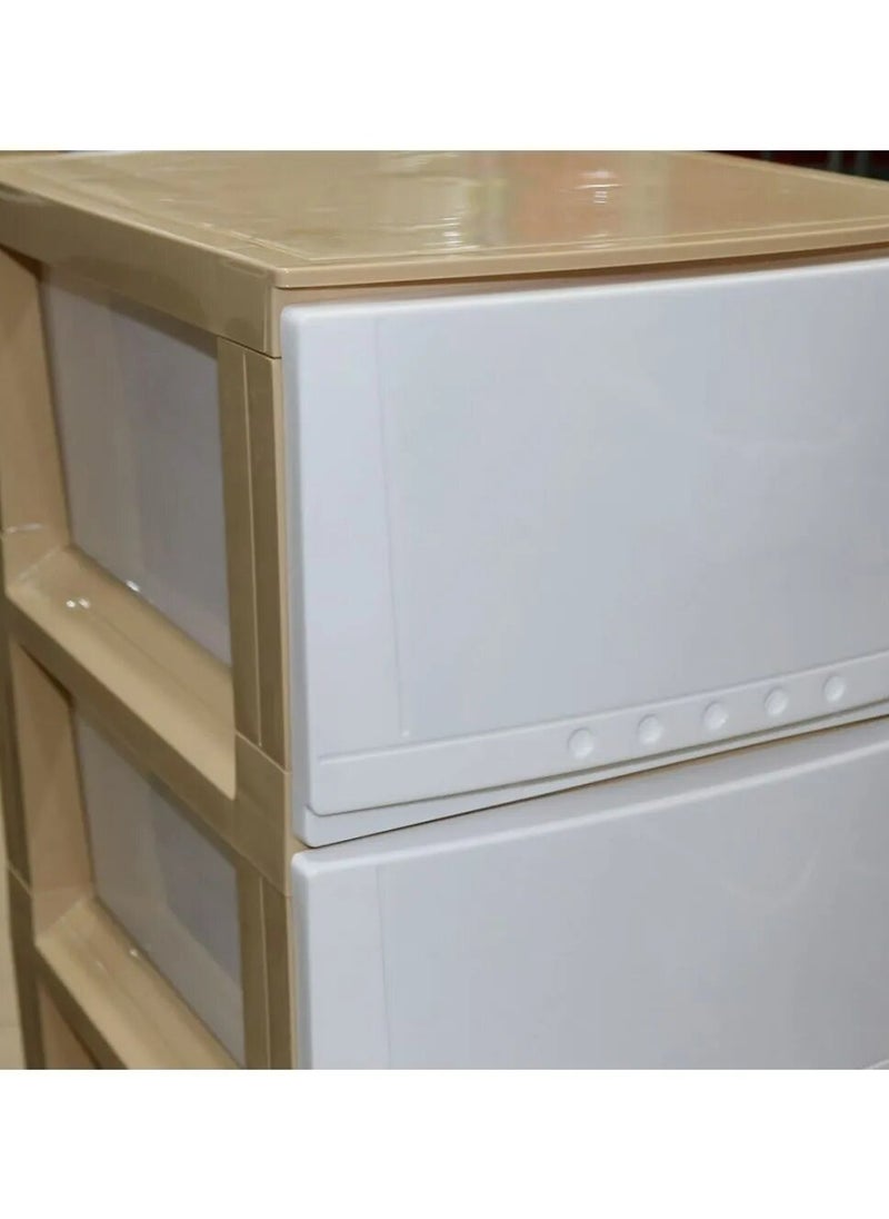 Chest of 5 Drawers Multicolour 42×34×104 cm