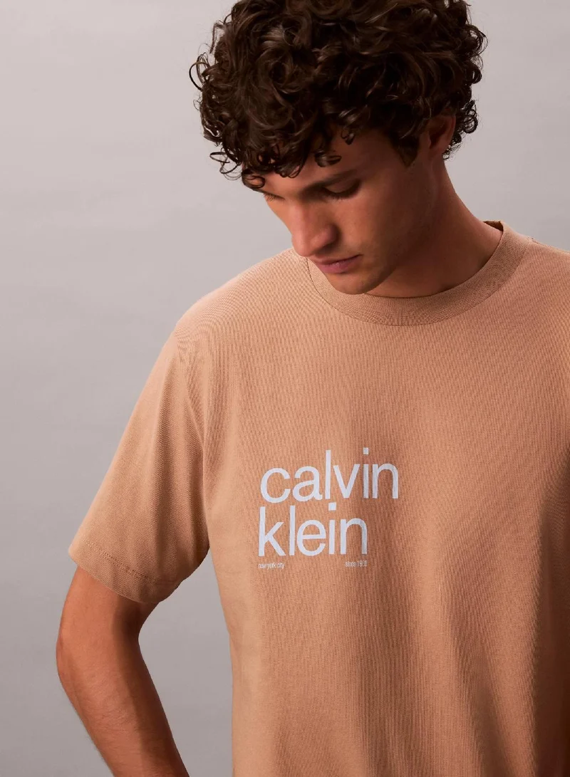 CALVIN KLEIN Circle Graphic Relaxed T-Shirt