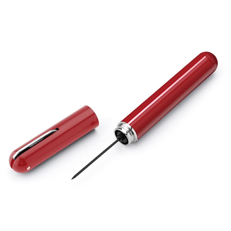 IPEROT Wine Bottle Opener, IPEROT Air Pressure Wine Corkscrew With Cutting Wine Bottle Foil Knife, Effortlessly Open Wine Bottles Without Damaging Corks, Easy-to-Use(Red) - Image 5