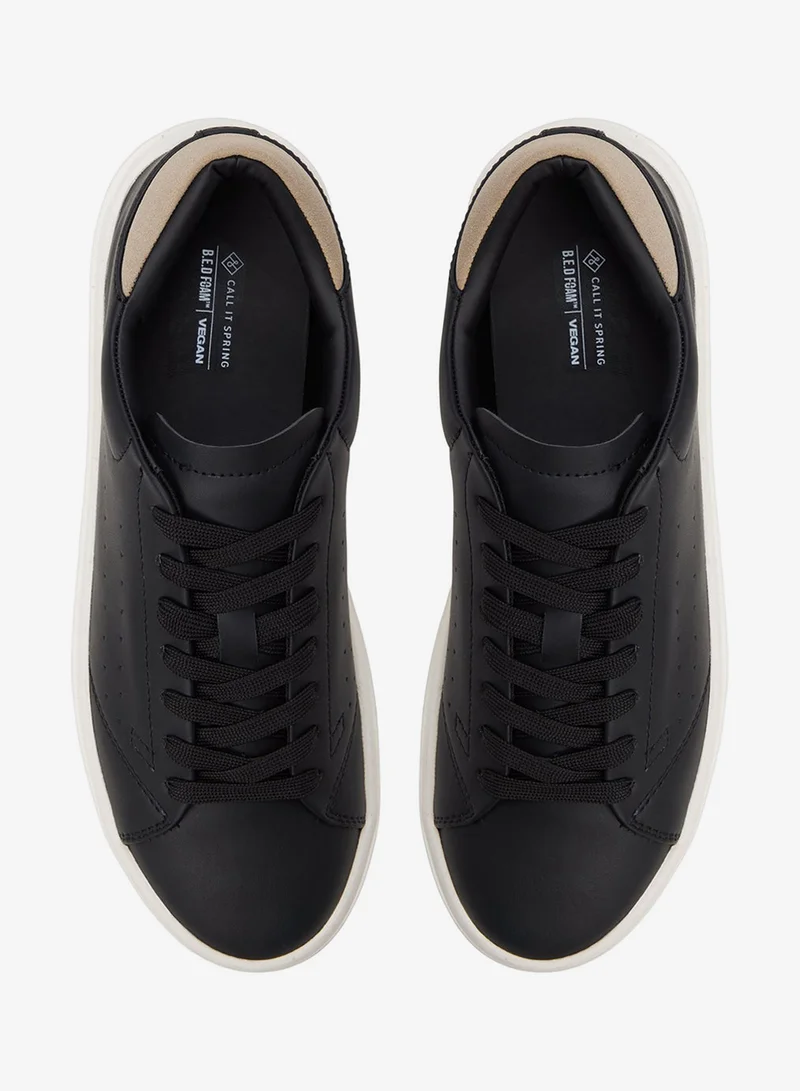 CALL IT SPRING BLACK Casual Low Top Sneakers for Men | Best Price UAE