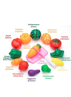 MLADEN 73pcs Kid Play Food Kitchen Set Accessories Toy Fake Food Cooking Toys Play Food Sets for Kids Kitchen Toddler Kitchen Playset Cooking Toys Kitchen Sets for Kids Ages 4-8  - Image 3