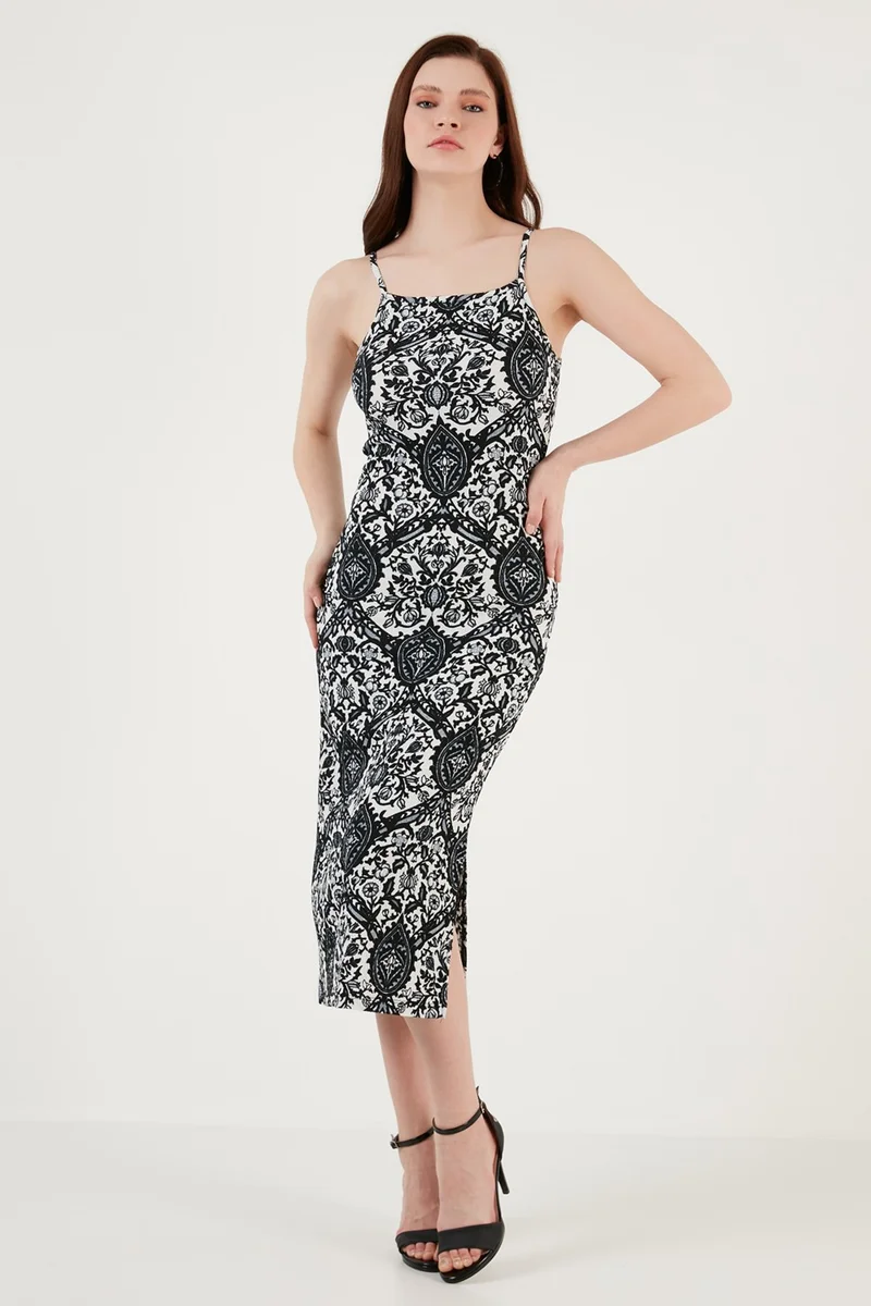 Lela Printed Bodycon Dress