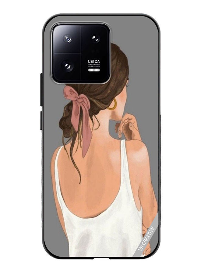 VR CREATIVE Protective Case Cover For Xiaomi 13 Girl Design Multicolour - Image 1