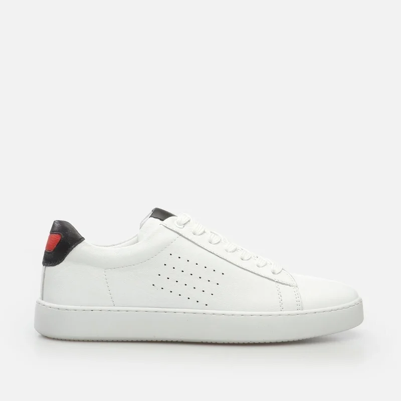 Hotiç 02Ayh281530A900 Khaki Leather White Men's Sports Shoes
