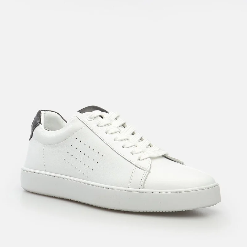 Hotiç 02Ayh281530A900 Khaki Leather White Men's Sports Shoes