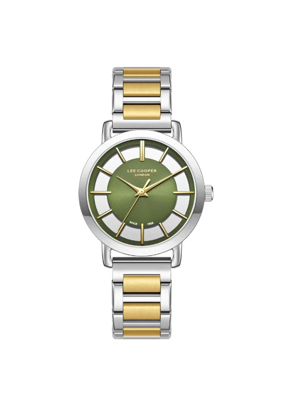 Lee Cooper Lee Cooper LC08037.270 Women's Analog Display Watch & Metal Strap Silver