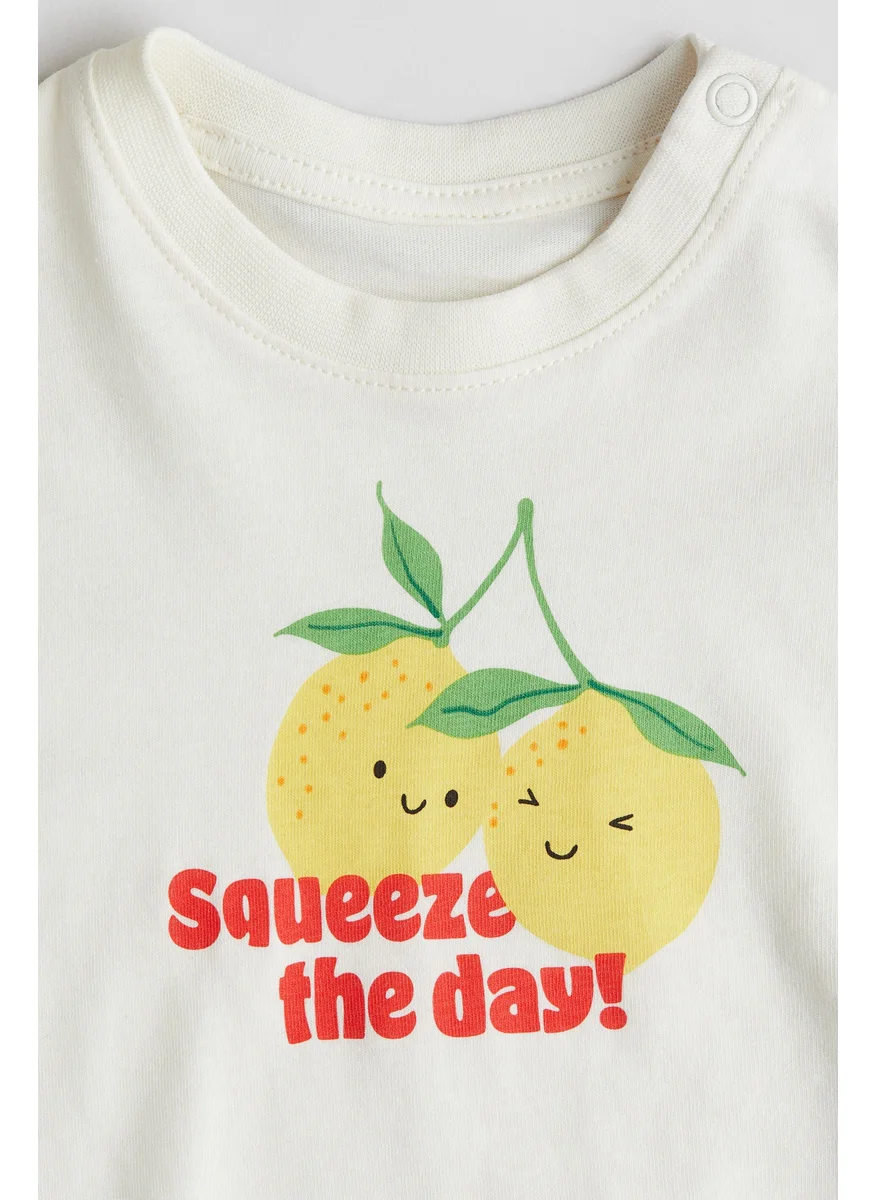 H&M Printed Cotton T-Shirt