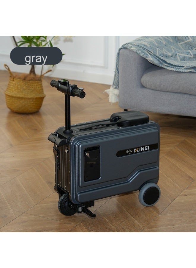 Smart Electric Luggage, Travel Rideable Transport Device, Convenient Rolling Cabin Suitcase