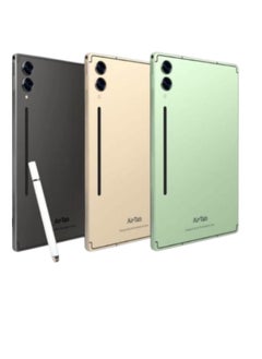 AirTab 10.1 -Inch Smart Tablet S9 ULTRA Android 13 Tablet With 1TB Storage and 16GB RAM Quad Core Wi-Fi LTE Dual Sim with Touch Pen and Keyboard - GREEN  - Image 3