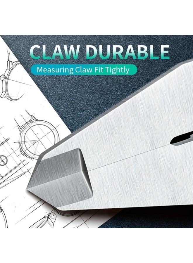 150mm Silvery Tip Three Color Fractional Caliper Digital Display Stainless Steel - Image 5