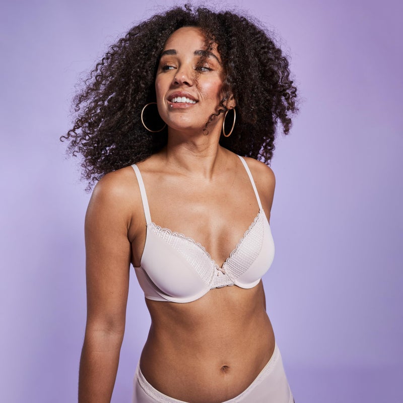Maidenform womens Comfy Soft Full Coverage Underwire 09404 T Shirt Bra, Sandshell, 34DD US - Image 5