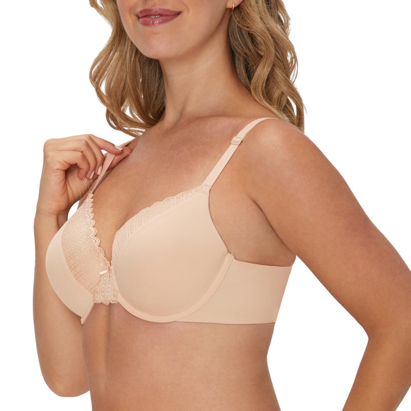 Maidenform womens Comfy Soft Full Coverage Underwire 09404 T Shirt Bra, Sandshell, 34DD US - Image 2
