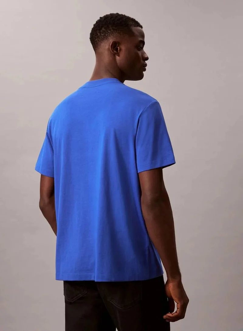 Calvin Klein Jeans Ocean Tides Monogram T-Shirt for Men | Best Price UAE