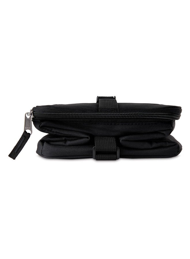 PACKIT PackIt Freezable Essential Cooler, Black, Built with ECOFREEZE Technology, Fully Freezable, Collapsible, Reusable, With Removable Crossbody Strap, Top Clip Handle, Designed for Fresh Office  - Image 3