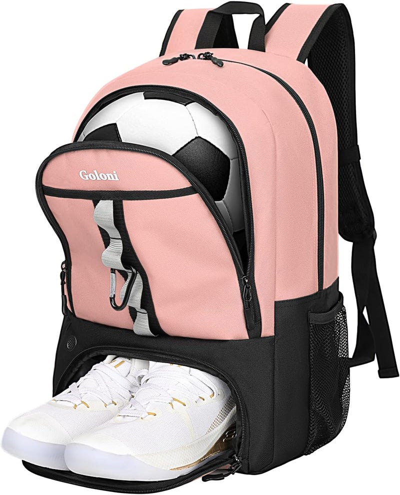 Goloni |Basketball Soccer Backpack Bag - Soccer Backpack & Bags for Basketball, Volleyball & Football Sports, Includes Separate Cleat Shoe and Ball Compartment, fit to & Adult - Image 1