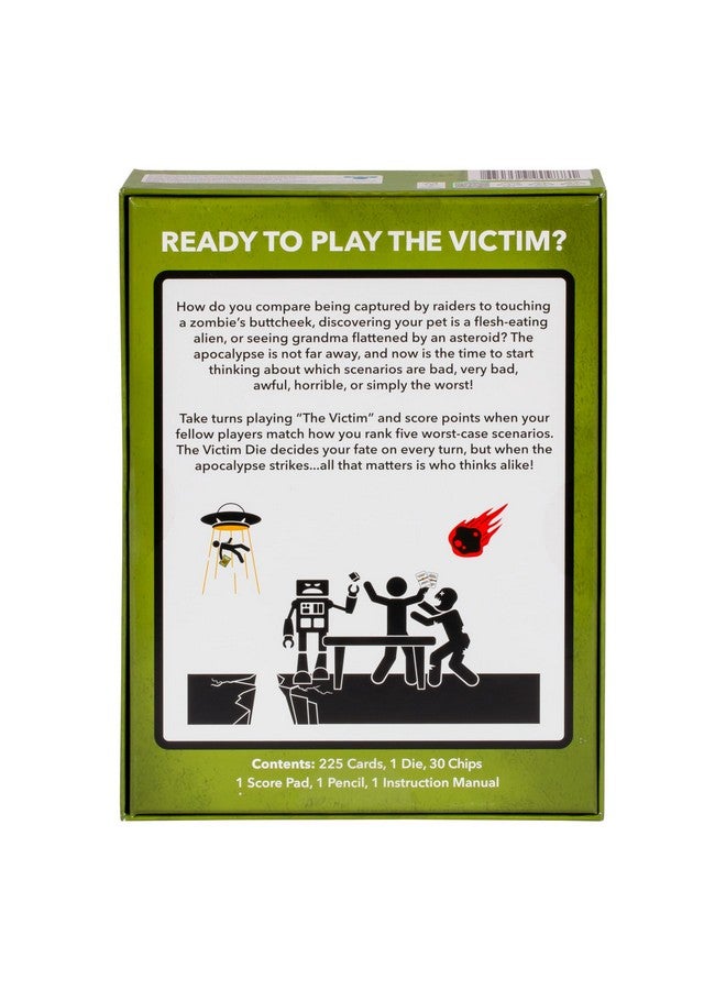 MOOSE GAMES The Worst-Case Scenario Card Game Apocalypse | Match How Players Rank Five Apocalyptic Scenarios from Bad to Worst | Score Points and Win! for Ages 14 to Adult for 3 to 6 Players - Image 2