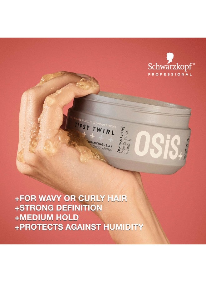 OSiS+ Tipsy Twirl Curl Definition Jelly 10.1 oz | Enhances Curl Body and Shape | Humidity Protection | Medium Hold | All Curly Types - Image 2