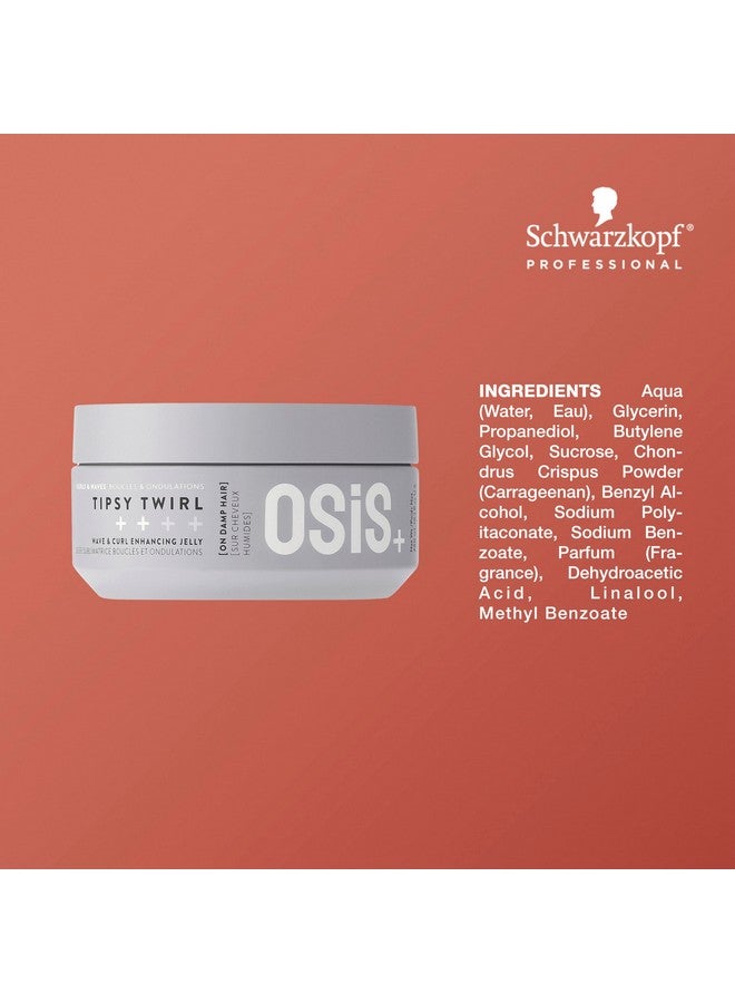 OSiS+ Tipsy Twirl Curl Definition Jelly 10.1 oz | Enhances Curl Body and Shape | Humidity Protection | Medium Hold | All Curly Types - Image 4
