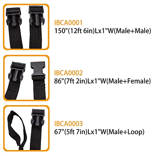 iCover أحزمة ربط غطاء القارب iCOVER قابلة للتعديل بطول سريع التحرير - Image 5