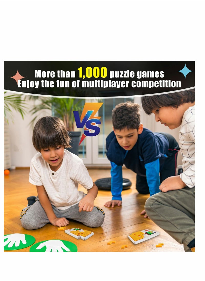 Y&D - Logic Puzzle Slide Games Brain Toy, 1000+ Levelled Up Challenges Teaser Puzzles, Interactive Fidget Handheld Game Console, Electronic Education Travel STEM Preschool Toys - Image 1