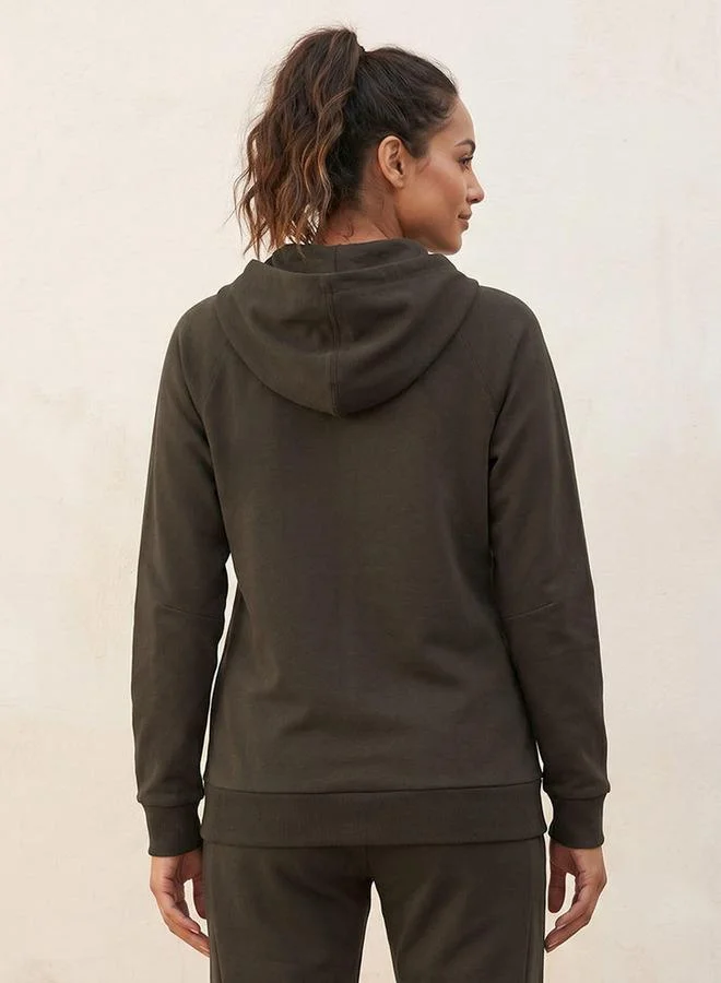Splash Active GREEN 2-Way Stretch Hoodie for Women | Best Price UAE