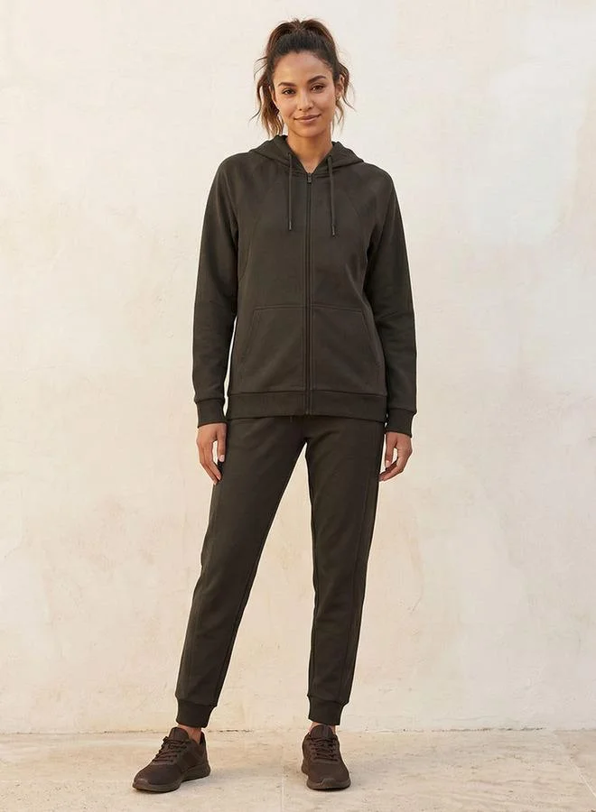 Splash Active GREEN 2-Way Stretch Hoodie for Women | Best Price UAE