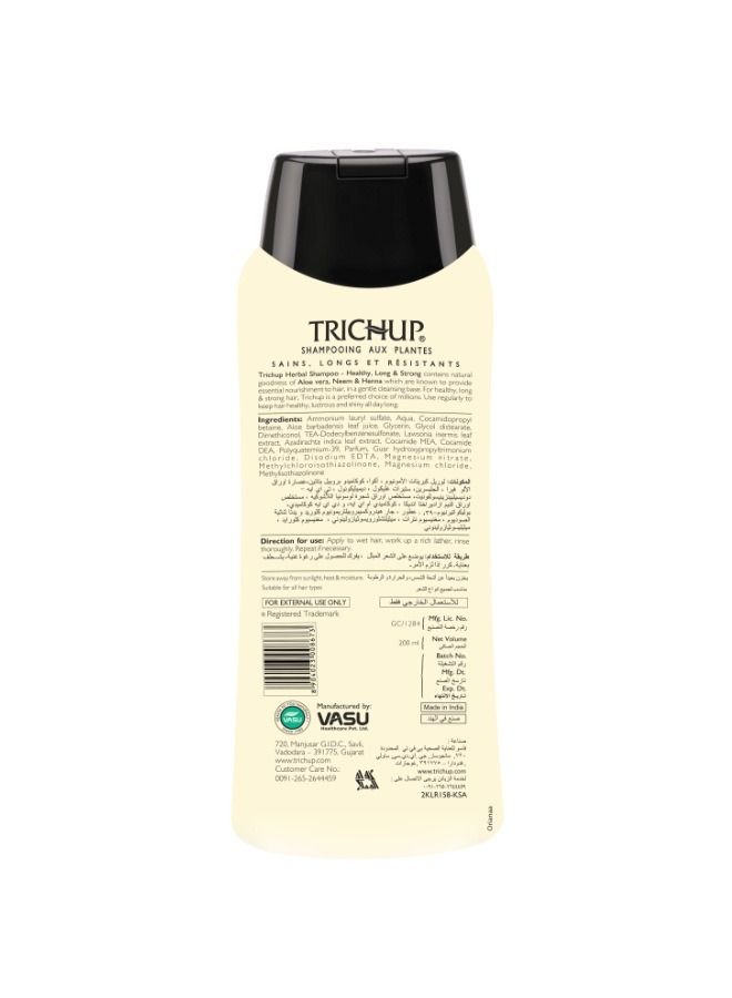 TRICHUP Herbal Hair Shampoo Healthy Long and Strong 200 Ml - Image 2