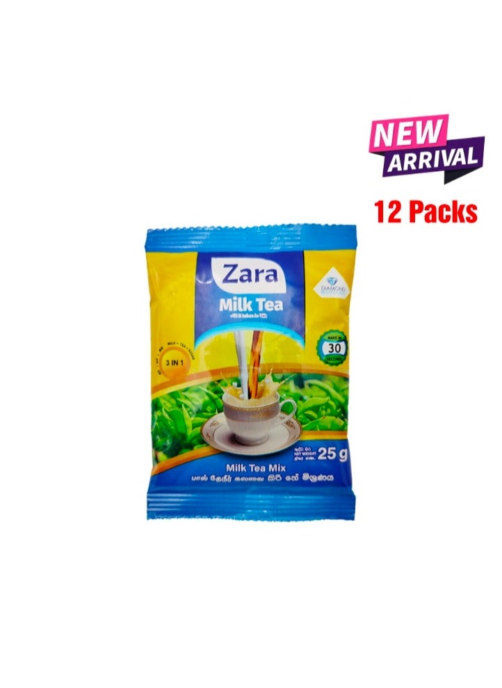 Zara Milk Tea Mix 25G – Pack of 12