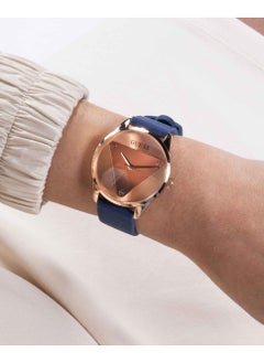 GUESS Women's Rose Gold Analog Silicone Strap Watch - GW0509L1  - Image 5