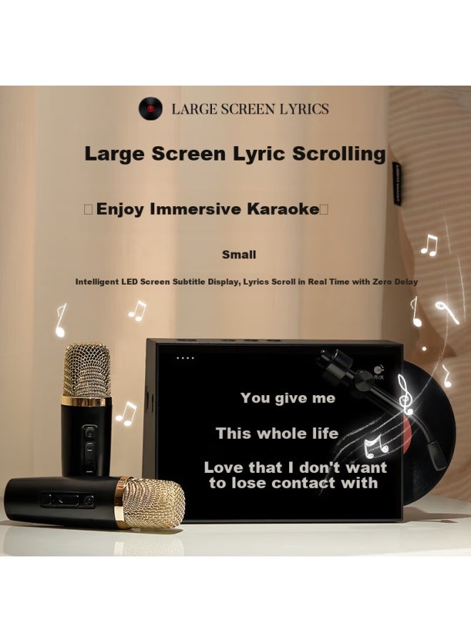 Ten Thousand Fires Wanhuo Karaoke Microphone Speaker All-in Machine, Home Karaoke Outdoor Singing Device, Integrated Ktv Speaker Set, Karaoke Microphone, Home Indoor Bluetooth Speaker - Image 1
