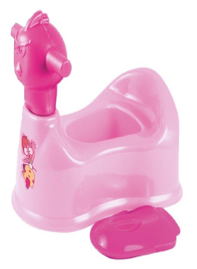 Moltres - Crazy Bird Baby Potty Seat - Baby Toilet Trainer Potty Seat with Removable Tray, Lid Cover - For 6 to 24 Months Baby (Pink) - Image 1
