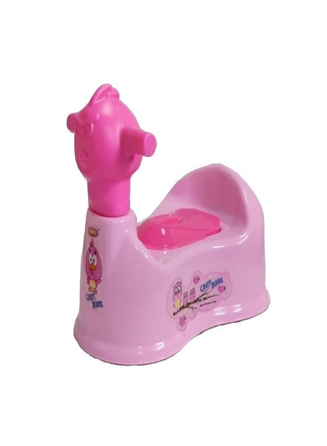 Moltres - Crazy Bird Baby Potty Seat - Baby Toilet Trainer Potty Seat with Removable Tray, Lid Cover - For 6 to 24 Months Baby (Pink) - Image 5