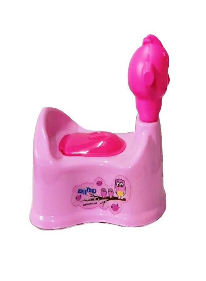 Moltres - Crazy Bird Baby Potty Seat - Baby Toilet Trainer Potty Seat with Removable Tray, Lid Cover - For 6 to 24 Months Baby (Pink) - Image 4
