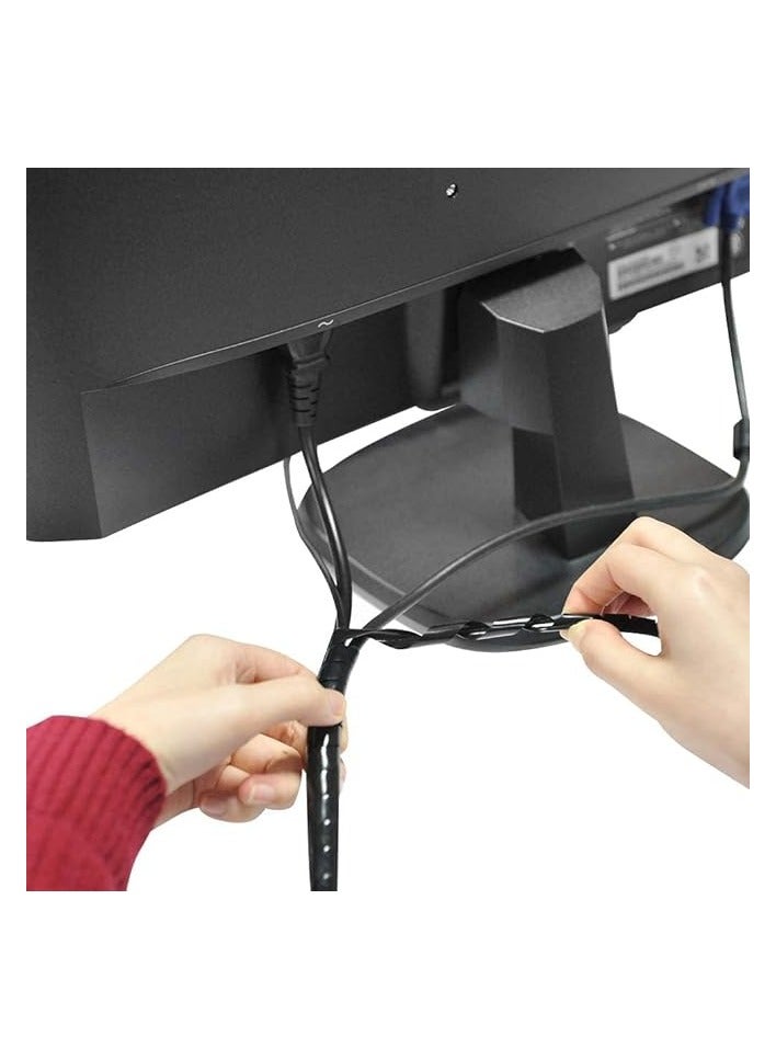 بروماس يساعدك أنبوب الكابل على ترتيب مكان عملك أو كابلات الكمبيوتر أو كابلات التلفزيون - Image 3