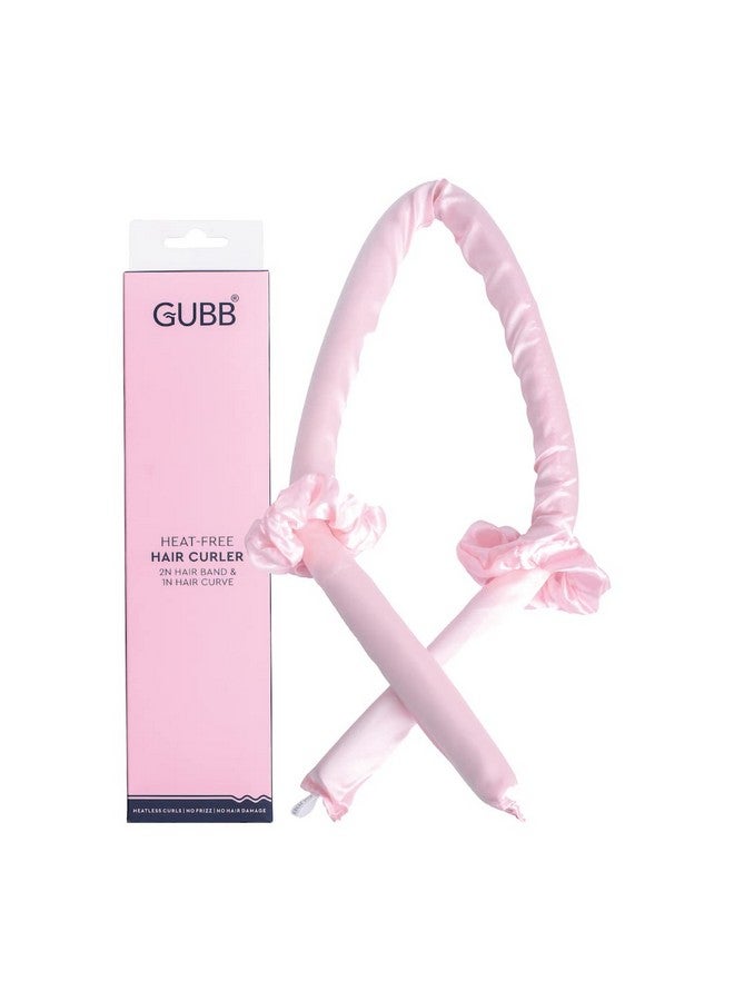 غوب مكواة تجعيد الشعر بدون حرارة - مصنوعة من الساتان الخالص للحصول على تجعيدات مثالية بدون حرارة - تجعيدات كثيفة وطويلة الأمد | شريط شعر واحد وربطتان مطاطيتان للشعر - Image 2