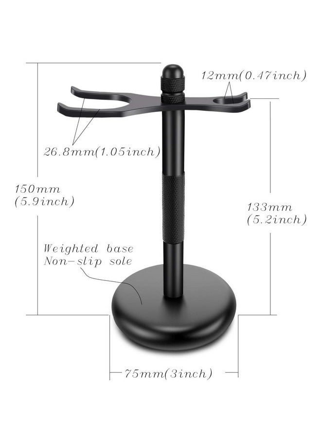 SANWA - Shaving Kit For Men Includes Safety Razor And Ten Razor Blades Shaving Stand Shaving Brush And Stainless Steel Shave Soap Bowl Begin Quality Shave At Home Gifts Set For Men Him Boyfriend - Image 1