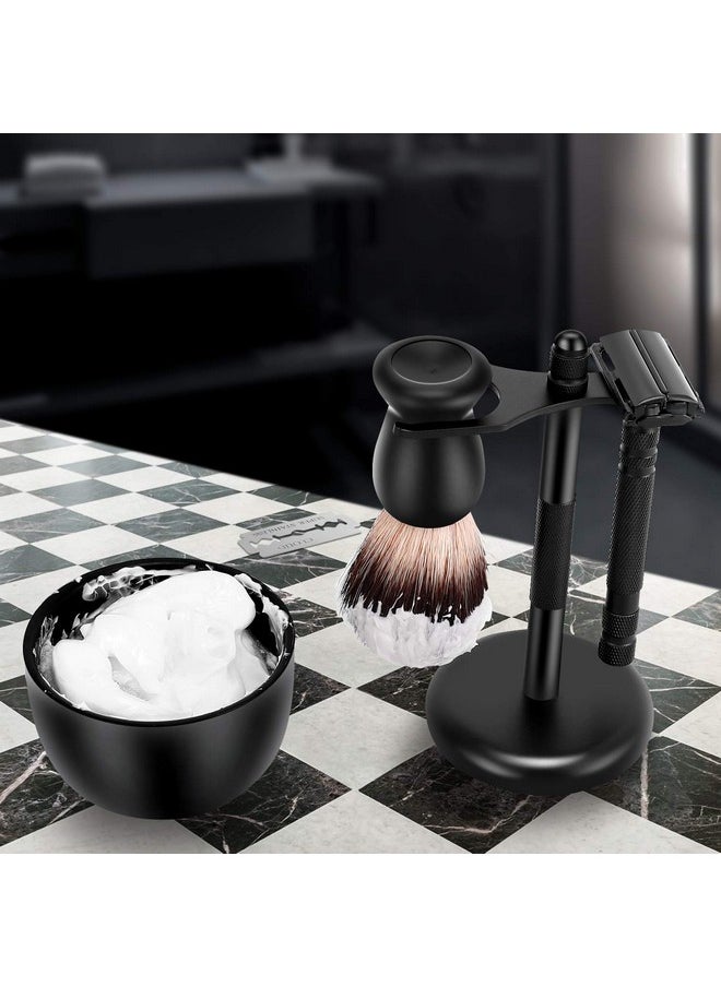 SANWA - Shaving Kit For Men Includes Safety Razor And Ten Razor Blades Shaving Stand Shaving Brush And Stainless Steel Shave Soap Bowl Begin Quality Shave At Home Gifts Set For Men Him Boyfriend - Image 1