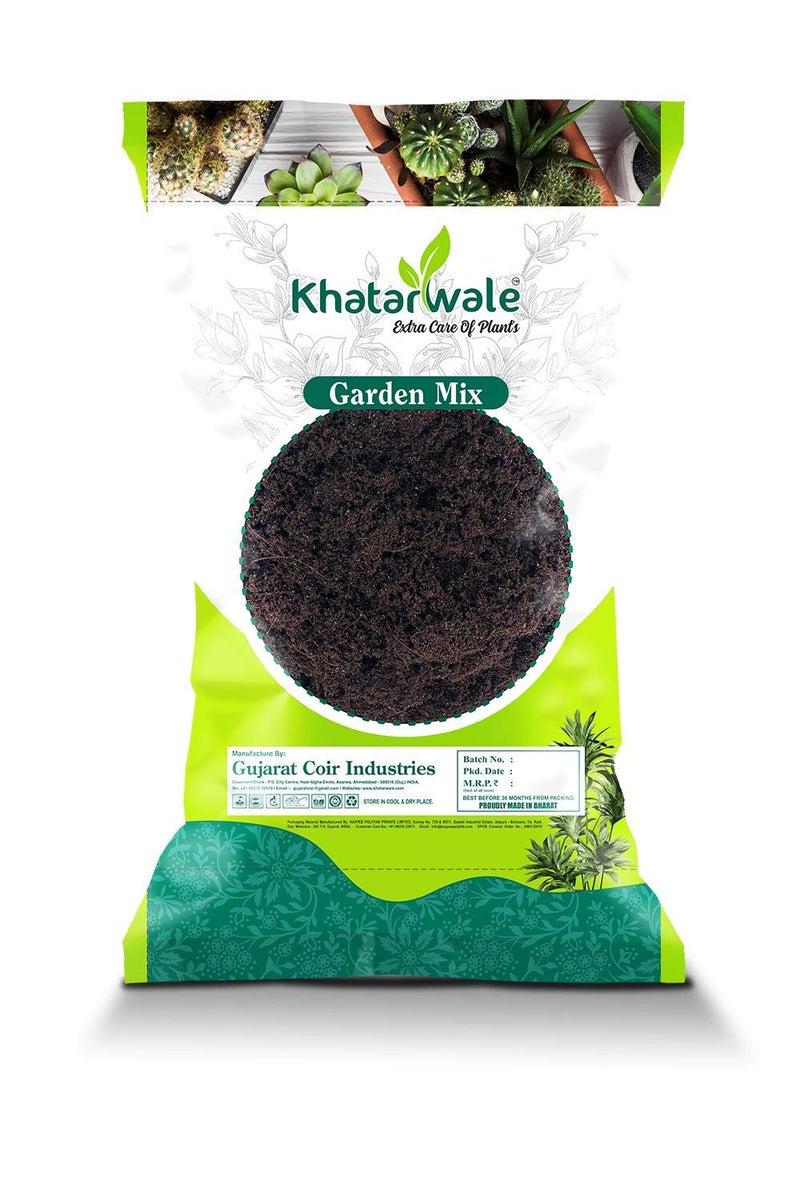 Khatarwale سماد خضري عضوي خلط خضري 5 كجم جاهز للاستخدام وخرز عضوي خضري 500 جرام للنباتات الداخلية والخارجية - Image 2