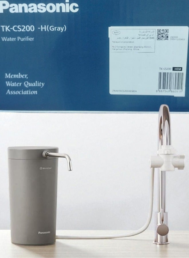 باناسونيك فلتر مياة باناسونيك، TK-CS200-HEM، خرطوشة فضية 12000 لتر، رمادي - Image 1