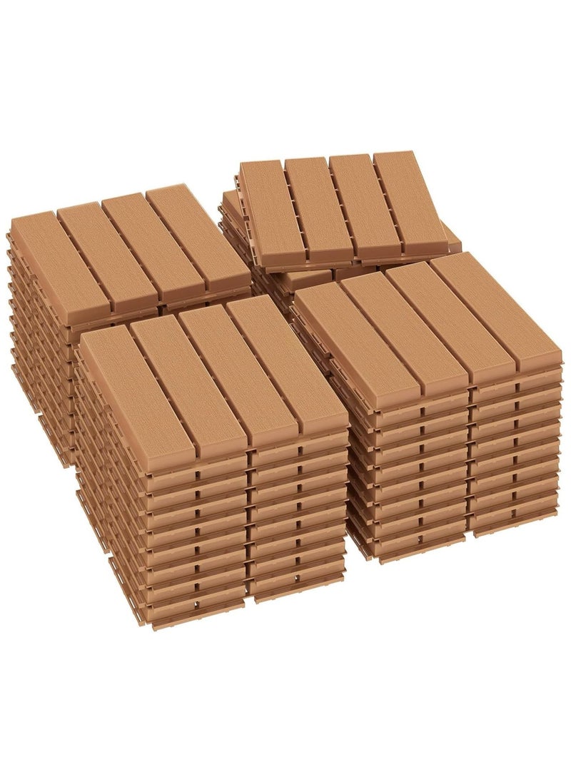 LINGWEI 9-Piece Plastic Interlocking Tile Set – Durable and Weather-Resistant Flooring for Indoor and Outdoor Decoration  - Image 1